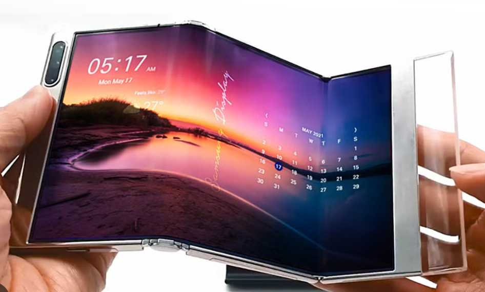 Samsung strechable display